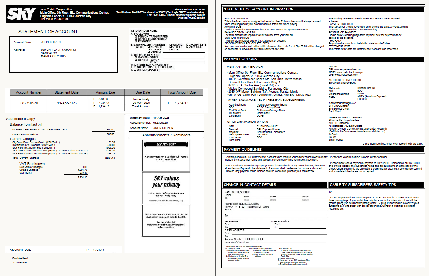  Minol USA business utility bill 